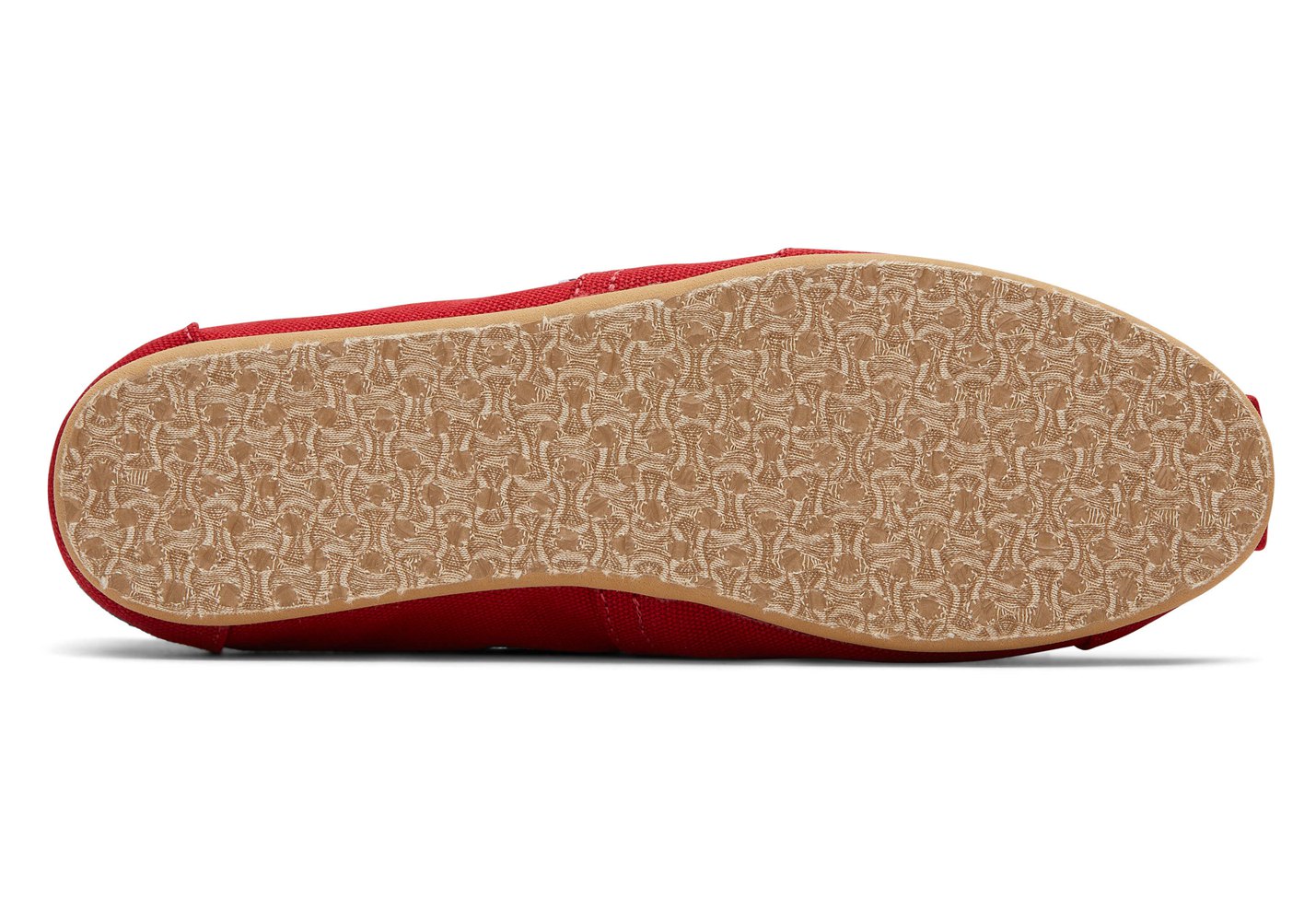 Toms Espadryle Damskie Czerwone - Alpargata Płócienne - 24ESMNKBL